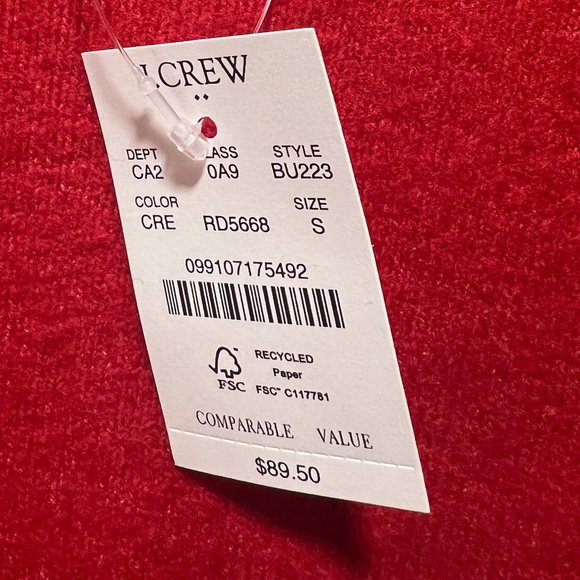 NWT J. Crew Crewneck sweater in extra-soft yarn - Picture 4 of 4